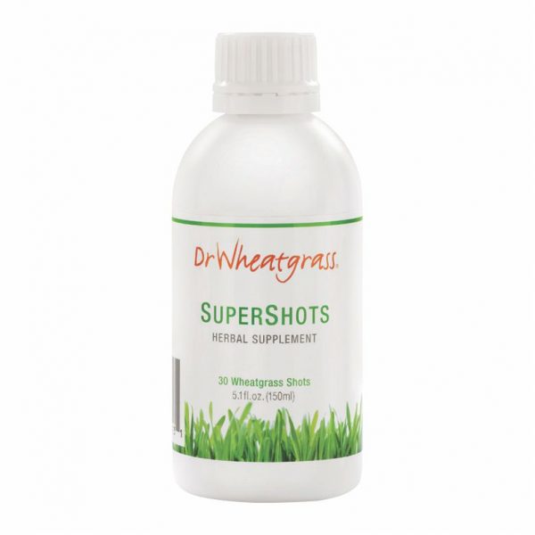 Why use Dr. Wheatgrass Supershots? Pure, concentrated natural antioxidants – three times more than fresh wheatgrass juice!